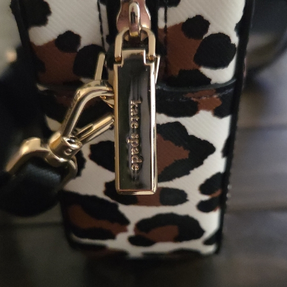 Kate Spade Brown and Black Animal Print Crossbody Bag - Picture 4 of 8